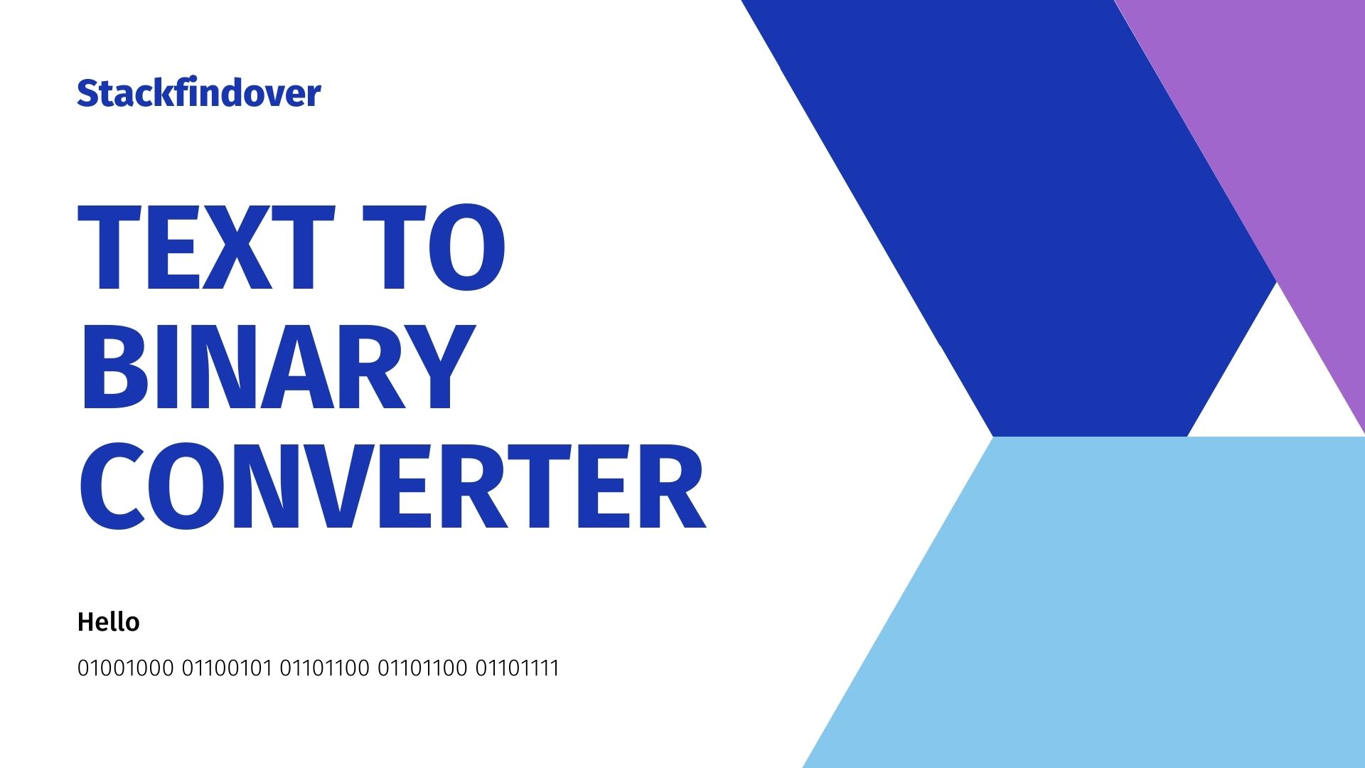 Text-to-binary converter